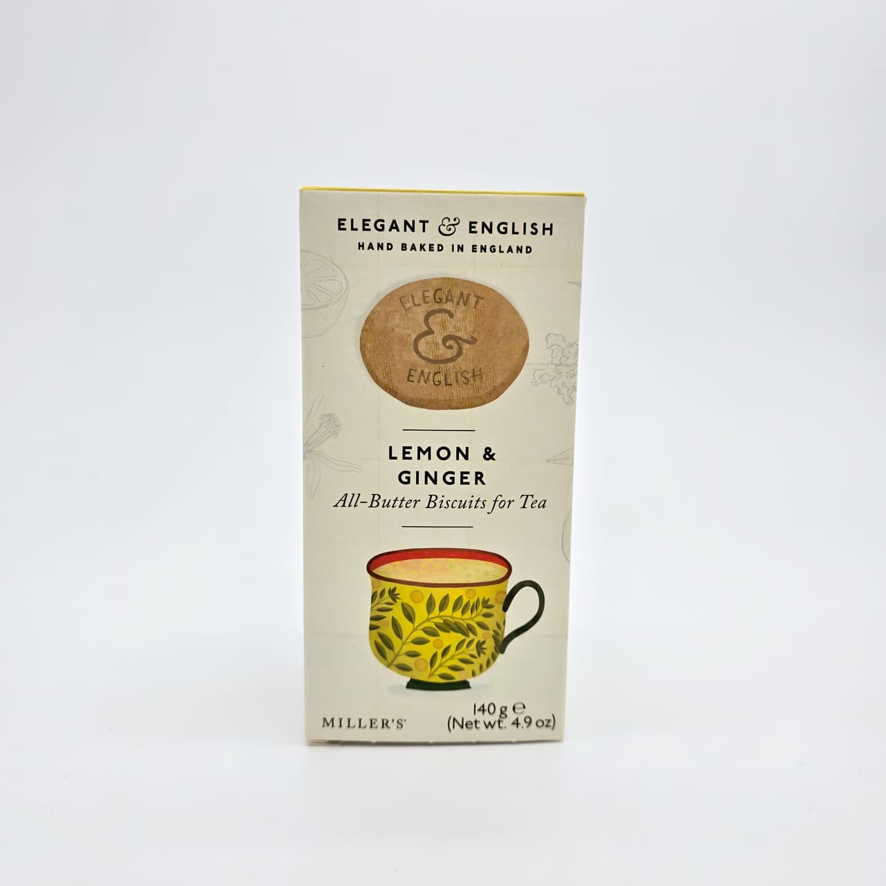 Biscuiti artizanali cu unt LAMAIE  GHIMBIR 140g - Image 1