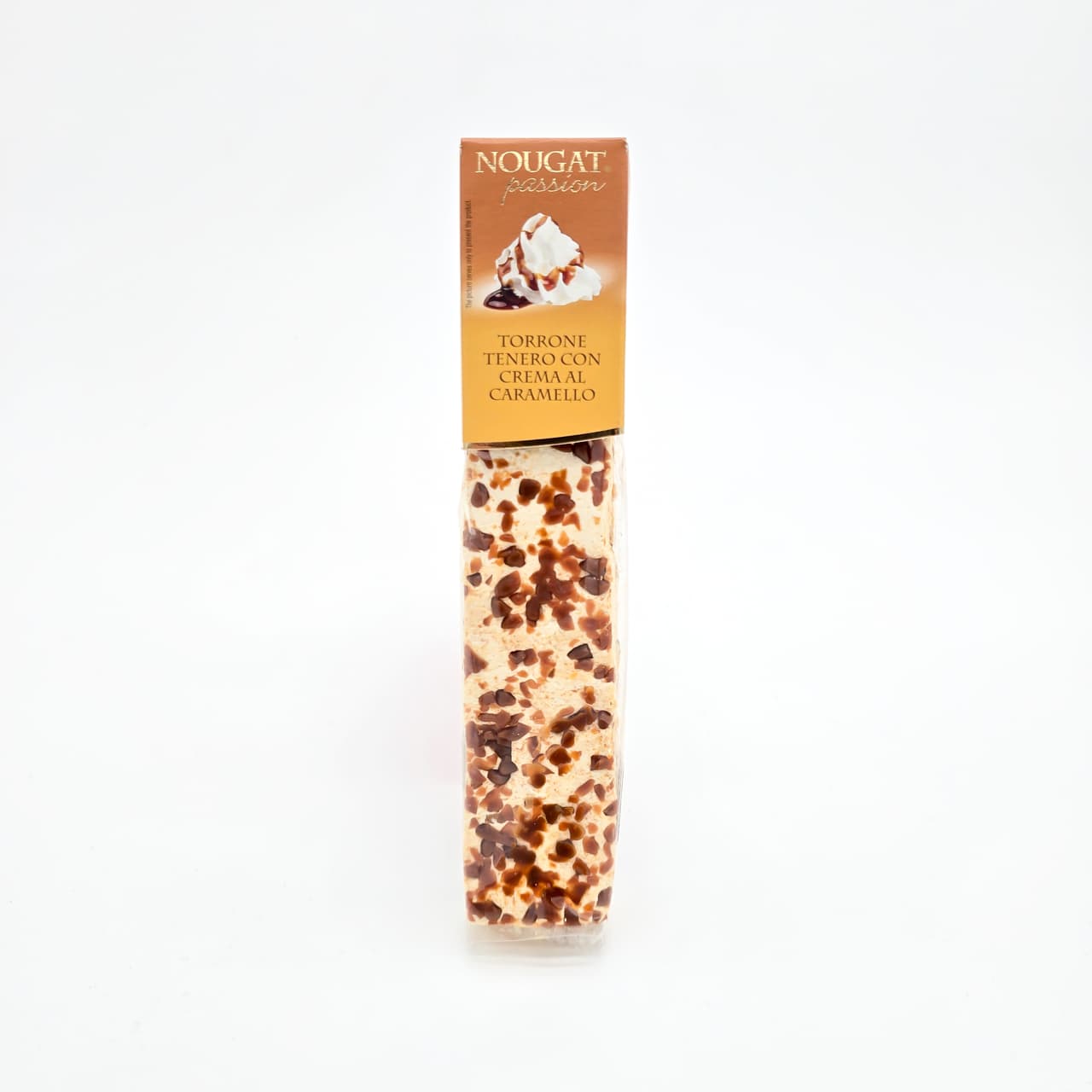 Nougat fin cu crema de caramel 20% 100g