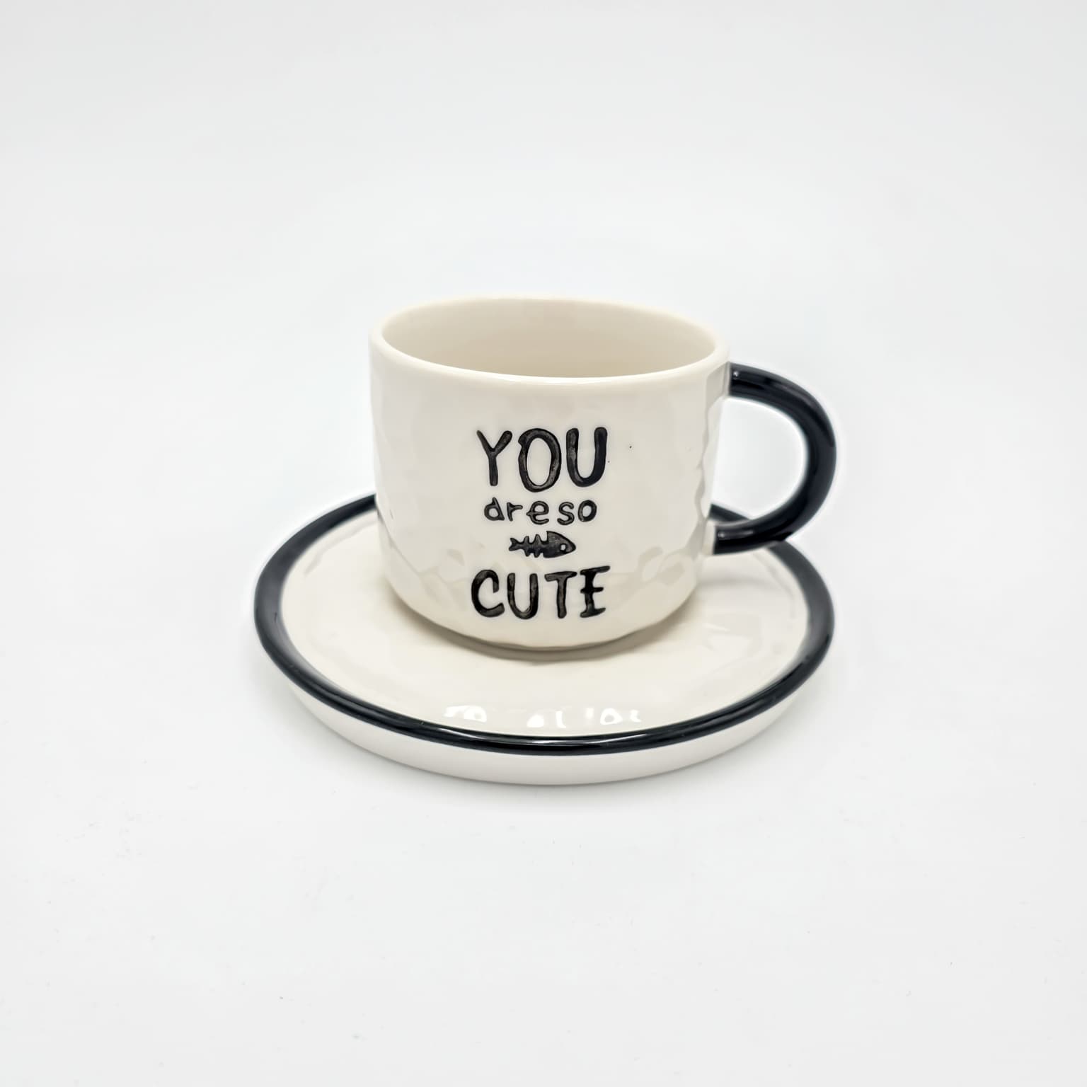 Ceasca cu farfurie CAT SURPRISE 150ml