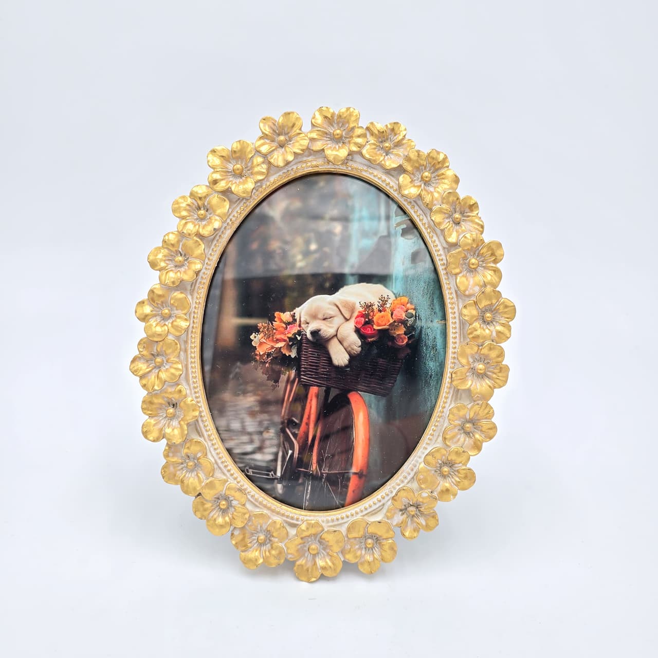 Rama foto ovala FLORICELE 13x18cm