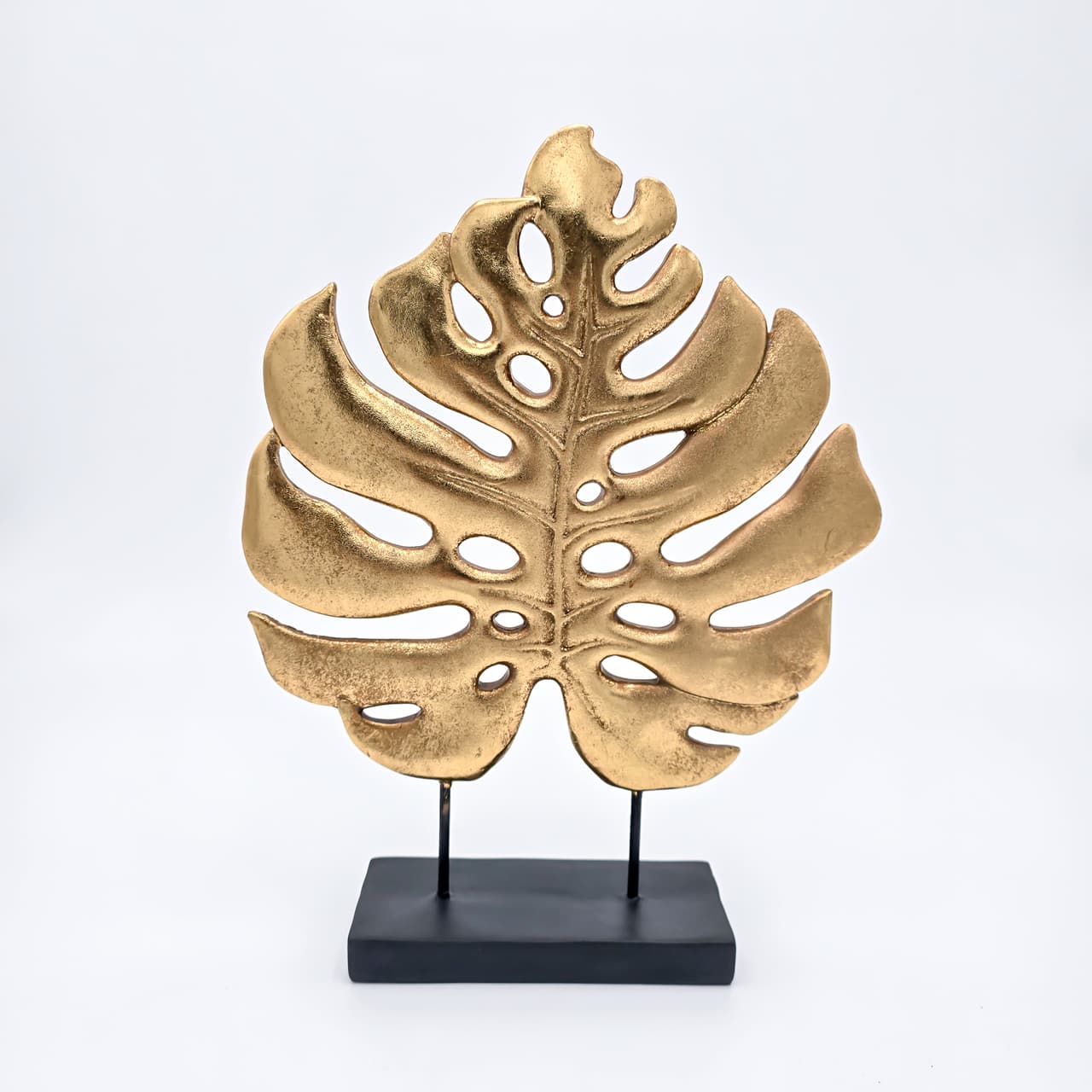 Decoratiune GOLDEN LEAF rasina 26x6x34 cm