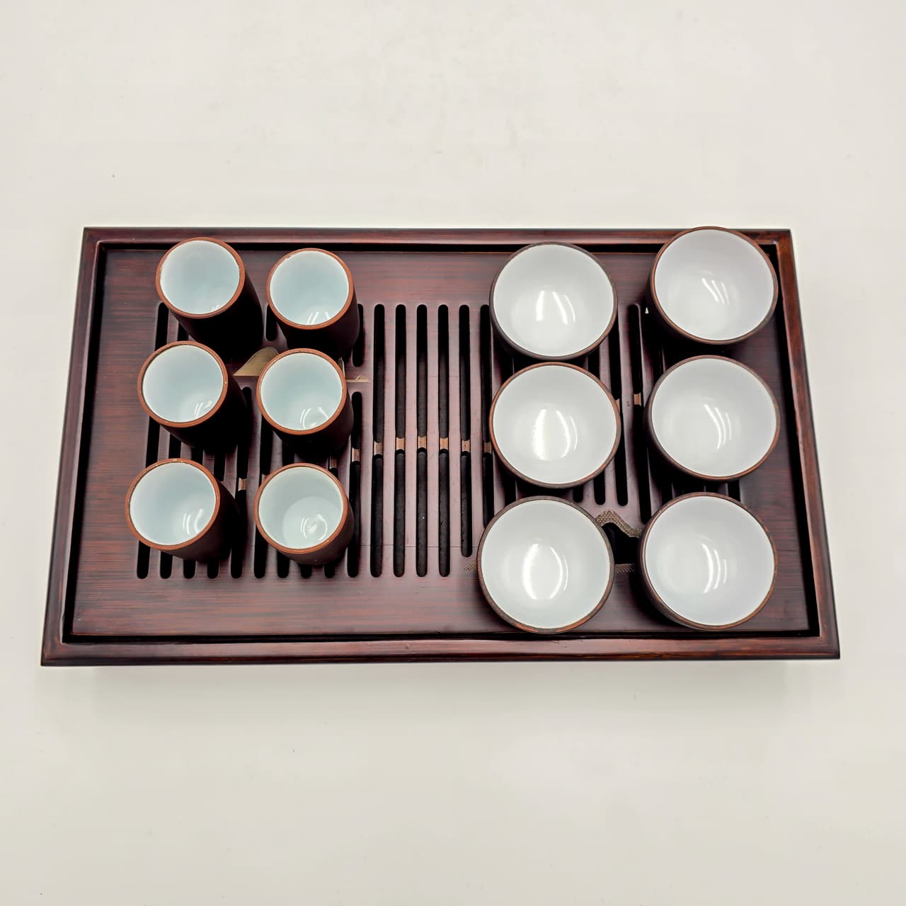 Set Yixing cupe mM GUYA TEA TESTER 6+6 piese