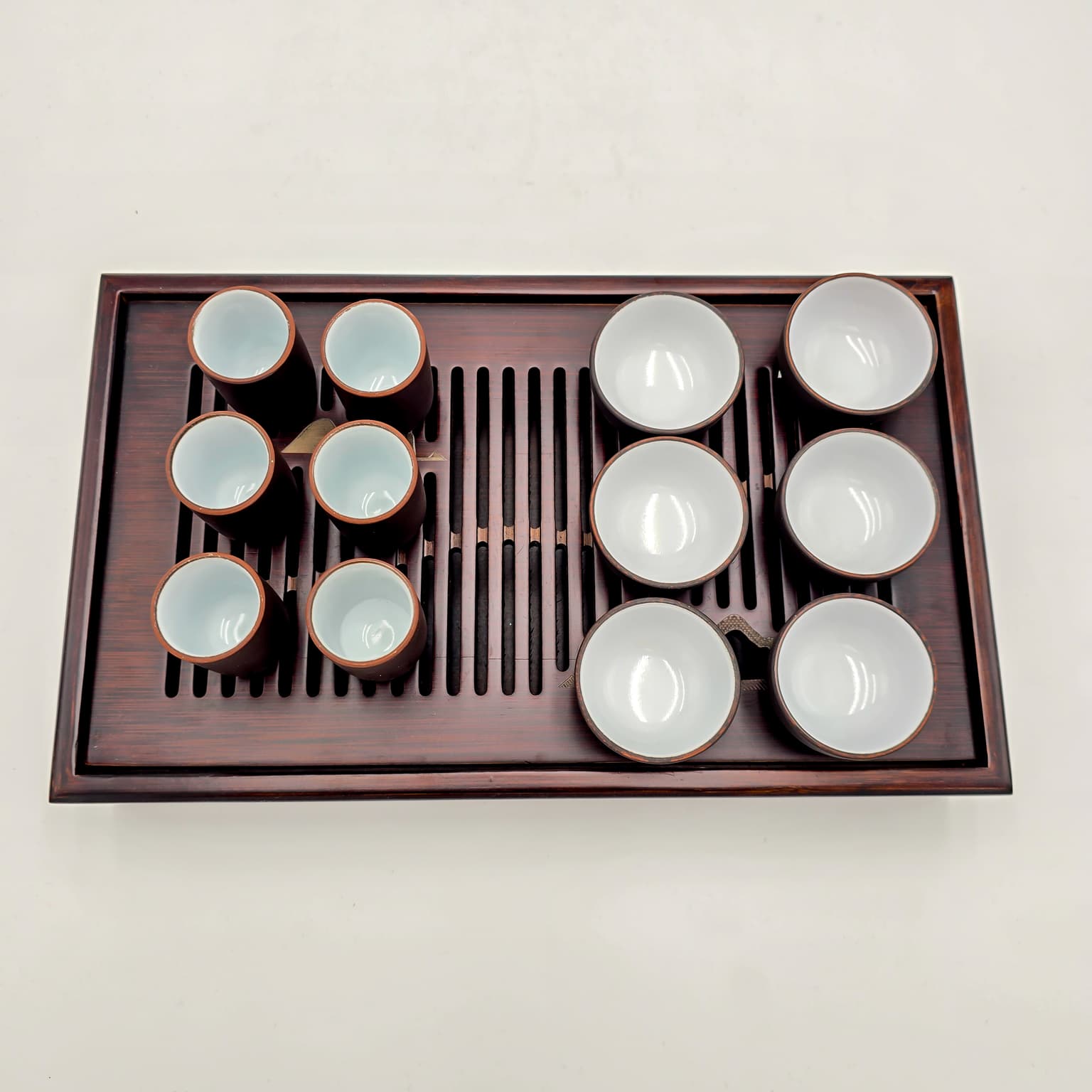 Set Yixing cupe mM GUYA TEA TESTER 6+6 piese